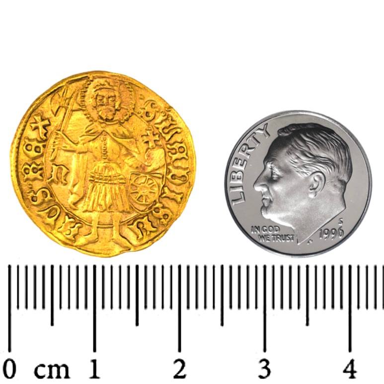 Hungary Matthias Corvinus Gulden 1458-1490 24k Gold Restrike