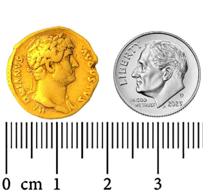 AV Aureus Hadrian Roman Empire 117-138 AD 24k Gold Restrike