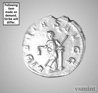 Treboniano Galo Antonianian Roman Coin (0.999 Silver) Restrike